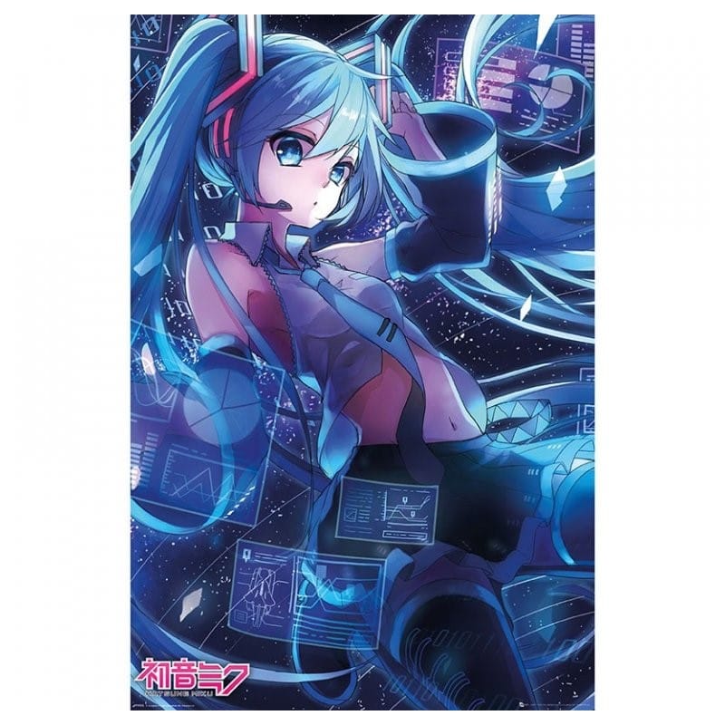 GB eye Plakát Vocaloid - Hatsune Miku Popstar