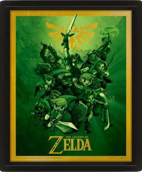 Pyramid International The Legend of Zelda 3D Lentikulární plakát Link