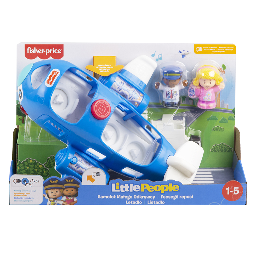Mattel Fisher Price LP Letadlo CZ/SK/ENG/HU/PL