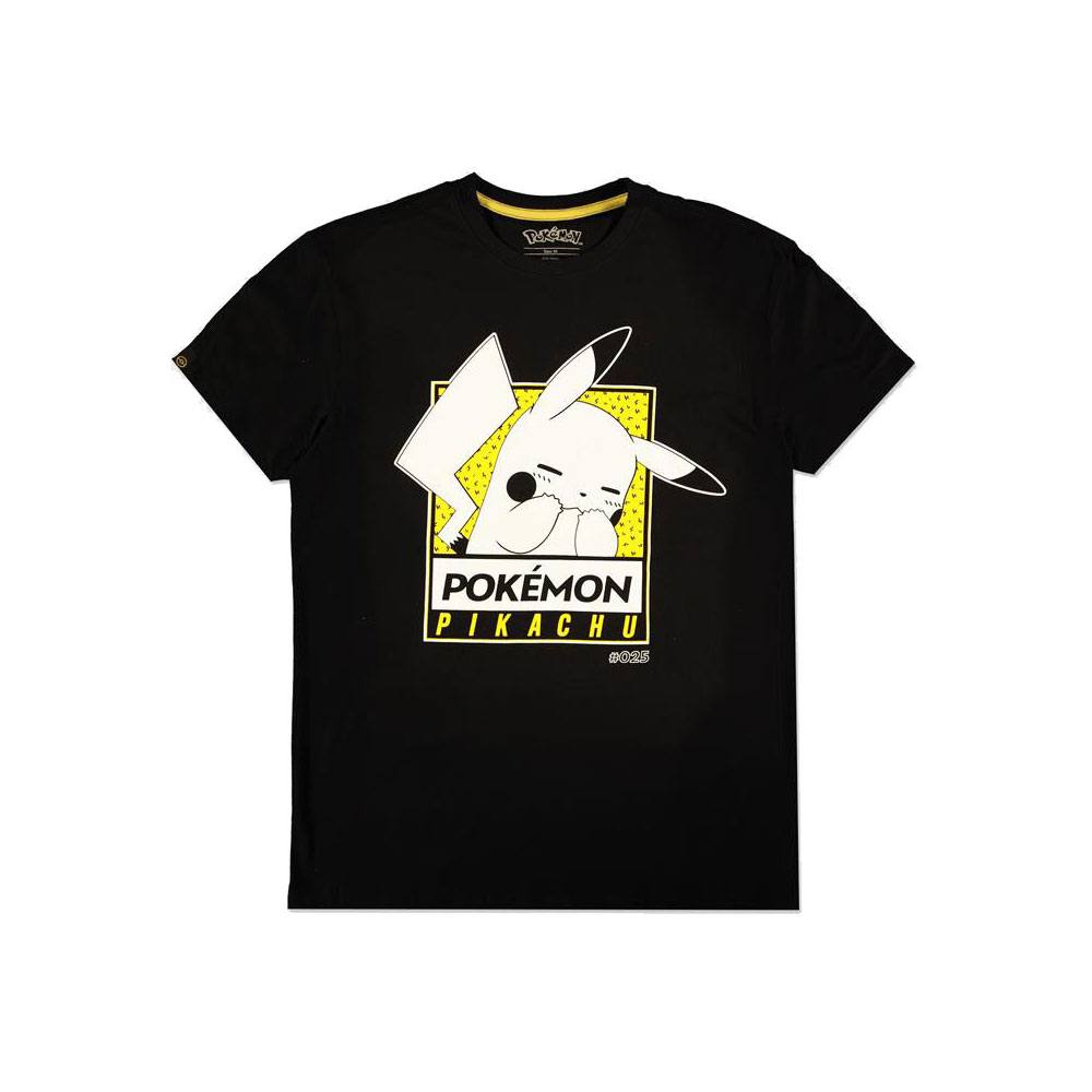 Difuzed Pokémon - Tričko - Stydlivý Pikachu - S