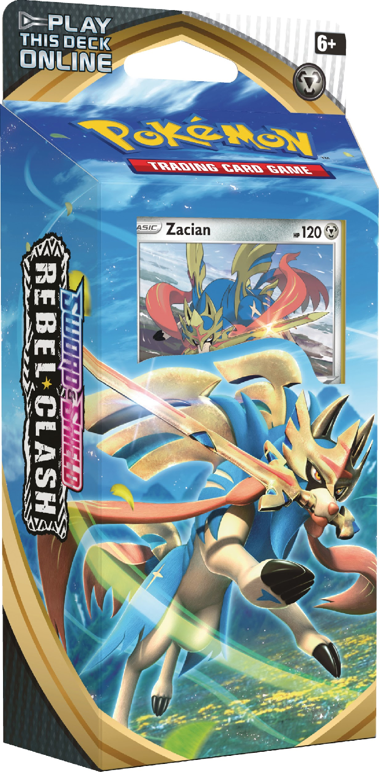 Nintendo Pokémon: Sword & Shield 2 - Rebel Clash Zacian Theme Deck