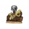 33130 1 the mandalorian deluxe funko figurka mando child on bantha