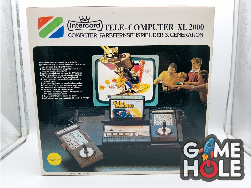 Konzole Intercord Tele-Computer XL 2000 v původní krabici s manuálem