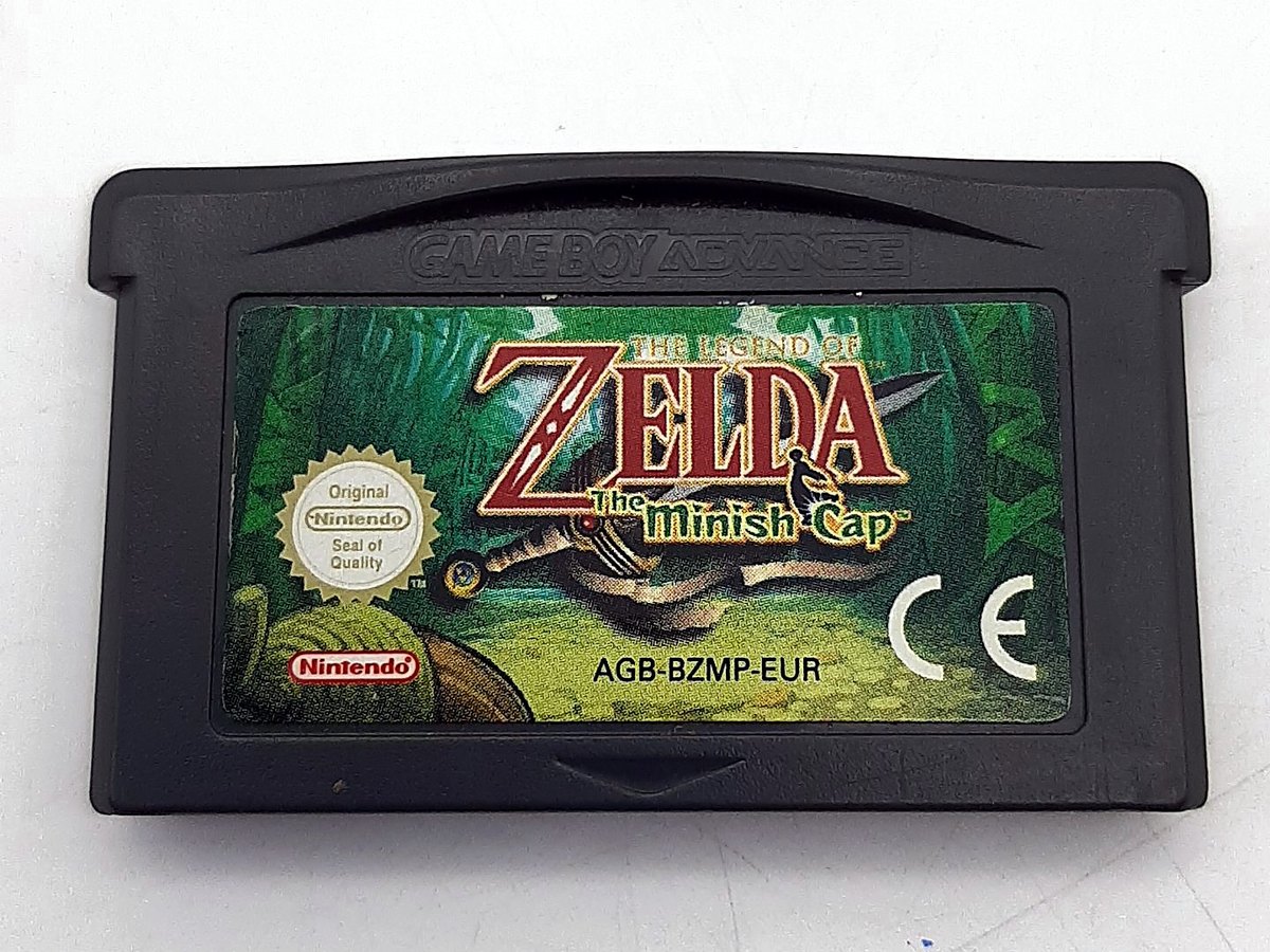 Kazeta The Legend of Zelda: The Minish Cap pro Game Boy Advance se zlatým štítkem