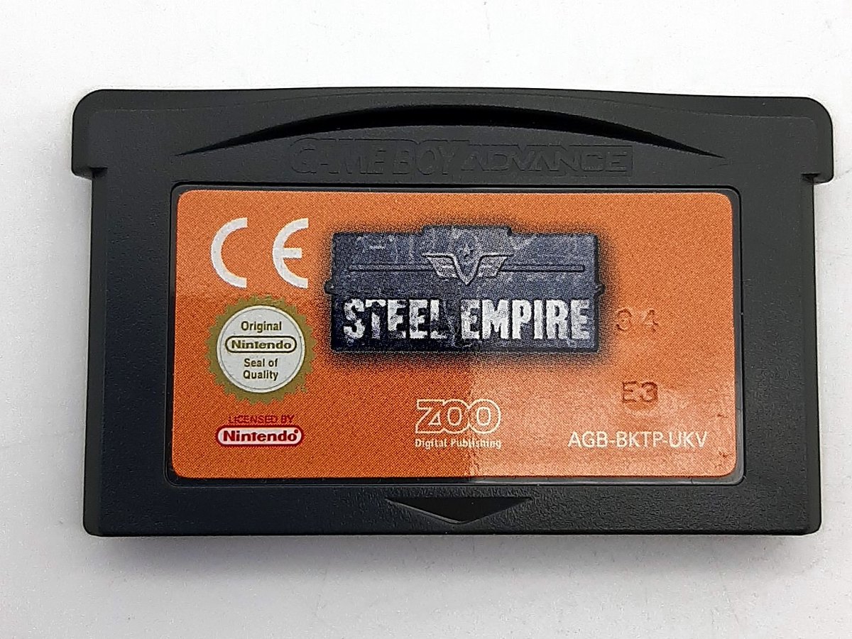 Kazeta Steel Empire pro Game Boy Advance