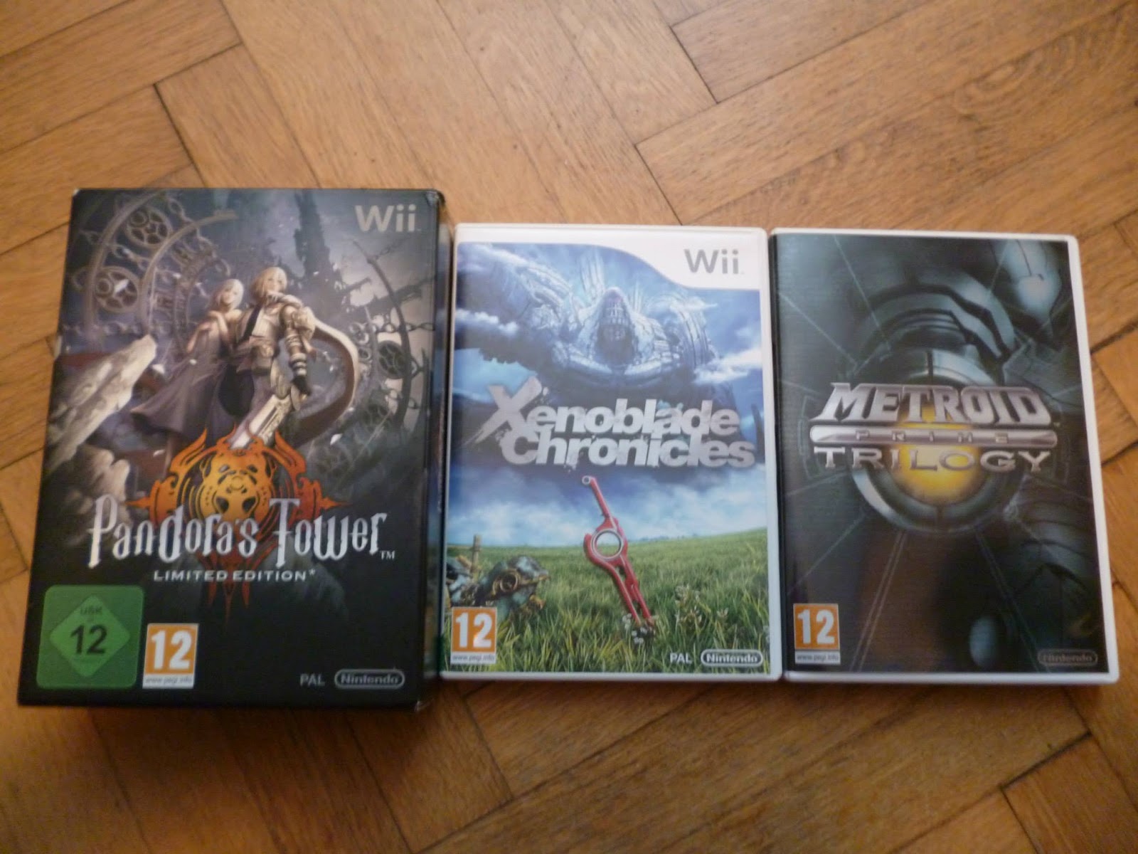 Wii hry — Xenoblade Chronicles, Pandora's Tower, Metroid Prime Trilogy