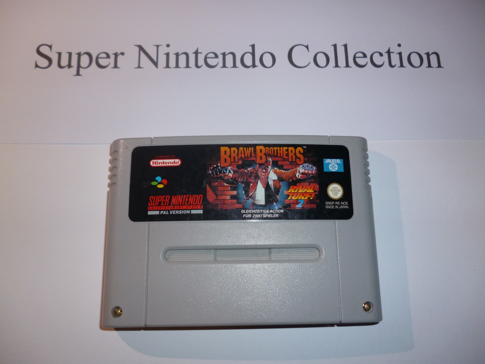 Brawl Brothers — SNES cartridge ze sbírky