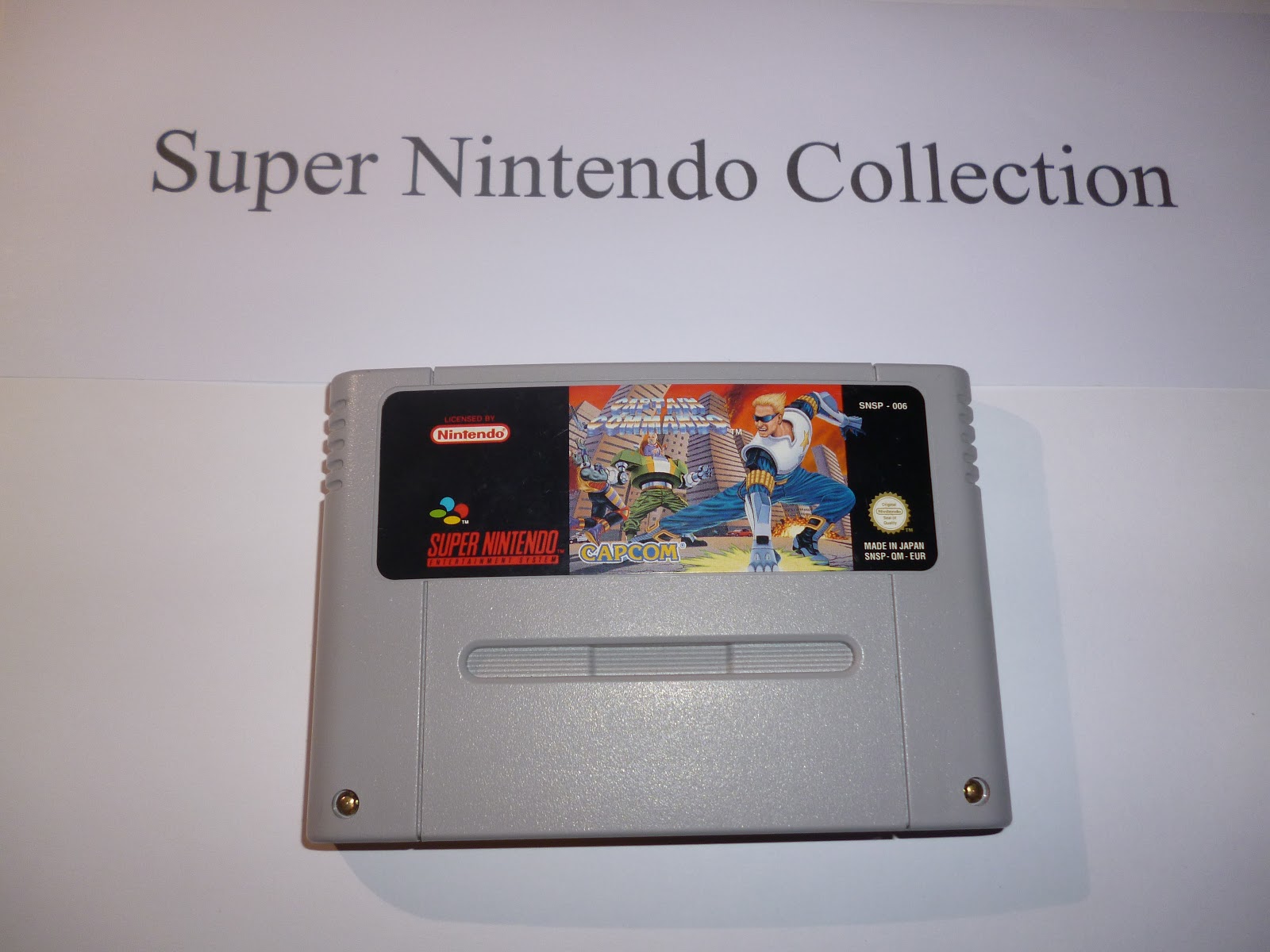 Captain Commando — SNES cartridge ze sbírky