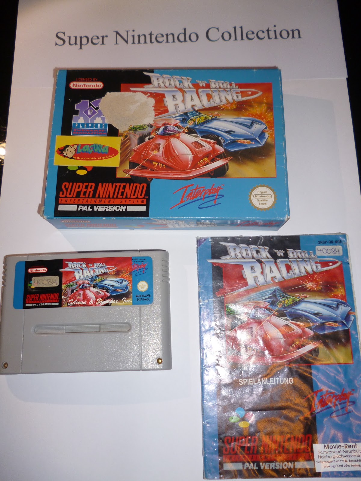 Rock n Roll Racing — kompletní balení SNES
