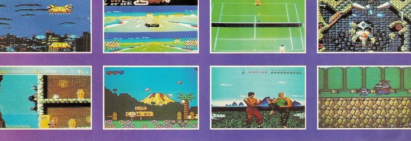 Ukázky her na Super Engine 2 – dobové screenshoty z reklamy Sunpronic