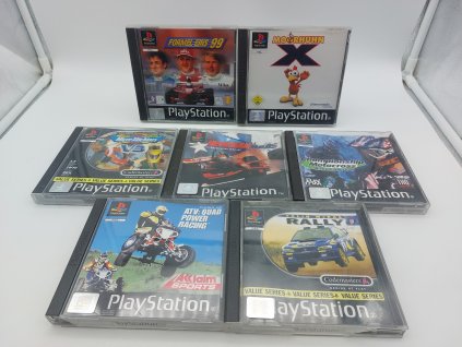 7 her na Playstation 1 - Moorhuhn, Micromachines, atd (PS1)