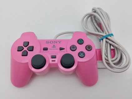 Sony Playstation 2 ovladač Dualshock 2 růžový (PS2)