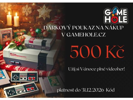 Dárkový poukaz k Vánocům na 500,-