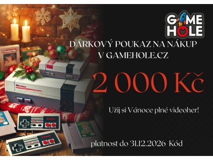Dárkový poukaz k Vánocům na 2 000,-