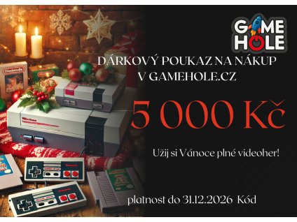 Dárkový poukaz k Vánocům na 5 000,-