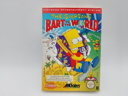 The Simpsons Bart vs. The World - PAL B (NES)