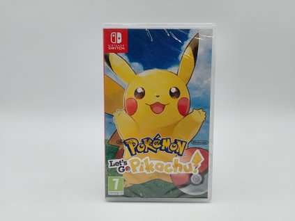 Pokémon Let's Go Pikachu - nerozbalená (Switch)