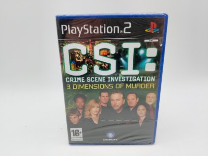 CSI 3 Dimensions of Murder  - nerozbalené (PS2)