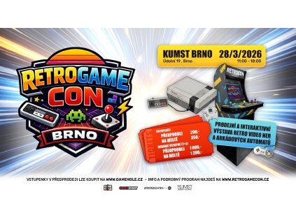 RetroGameCon Brno 2026 16x9 banner