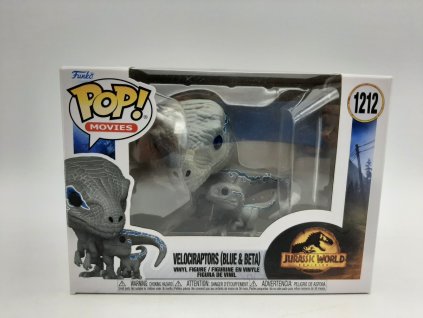 Jurassic World Velociraptors Blue & Beta nr. 1212 (Funko Pop)