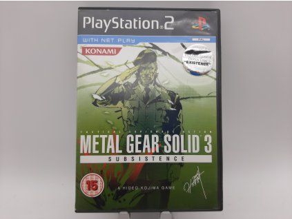 Metal Gear Solid 3 Subsistence (PS2)