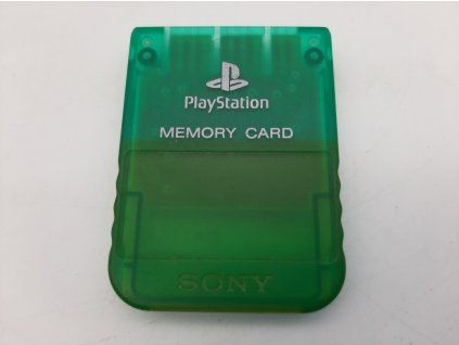 Paměťová karta zelená (PS1)