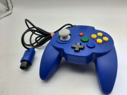 Nintendo 64 Hori modrý ovladač (N64)