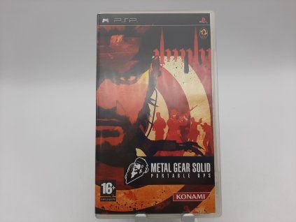 Metal Gear Solid Portable Ops (PSP)