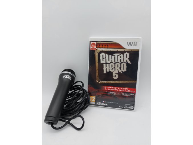 Guitar Hero 5 s mikrofonem (Wii)