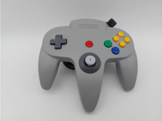 Nintendo 64 ovladač, šedý (N64)