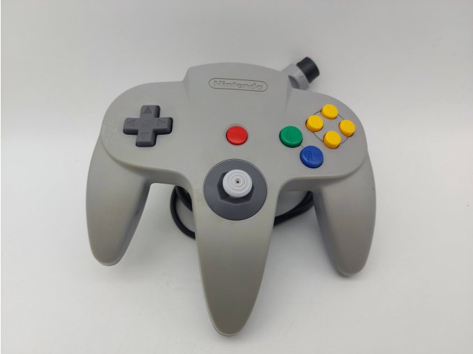 Nintendo 64 ovladač, šedý (N64)