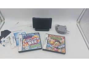 Nintendo DSi černé a 7 her, Mario, Zelda (NDS)