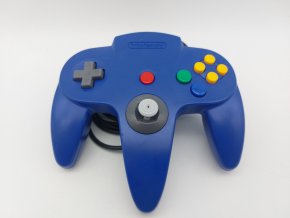 Nintendo 64 ovladač, modrý (N64)