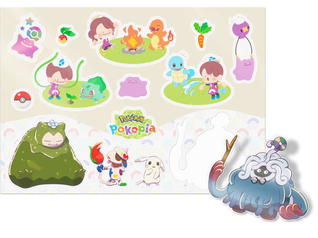 Stickersheet Pokémon Pokopia