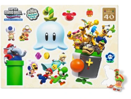 SMBW NS2E+BellabelPark StickerSheet