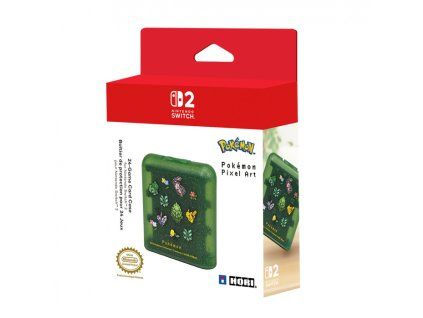 SWITCH 2 HORI Card Case 24 Pixel Green