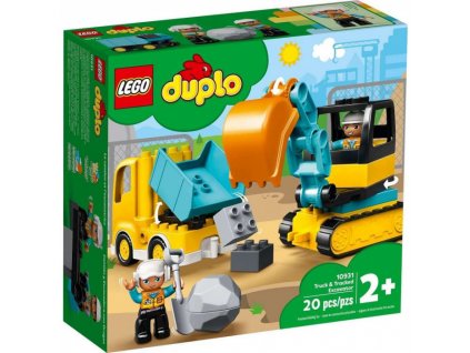 LEGO DUPLO Town 10931 Náklaďák a pásový bagr