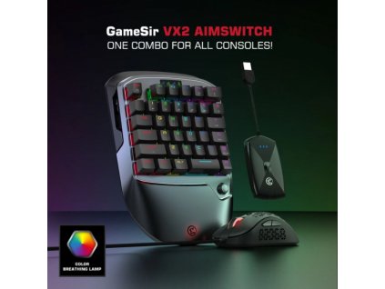 GameSir VX2 AimSwitch Combo Mouse + Keyboard V2.0