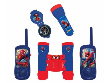 Set Spiderman - vysílačky, dalekohled, baterka