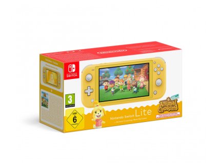 Nintendo Switch Lite Yellow + ACNH bundle