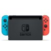 Nintendo Switch console with neon blue&red Joy-Con