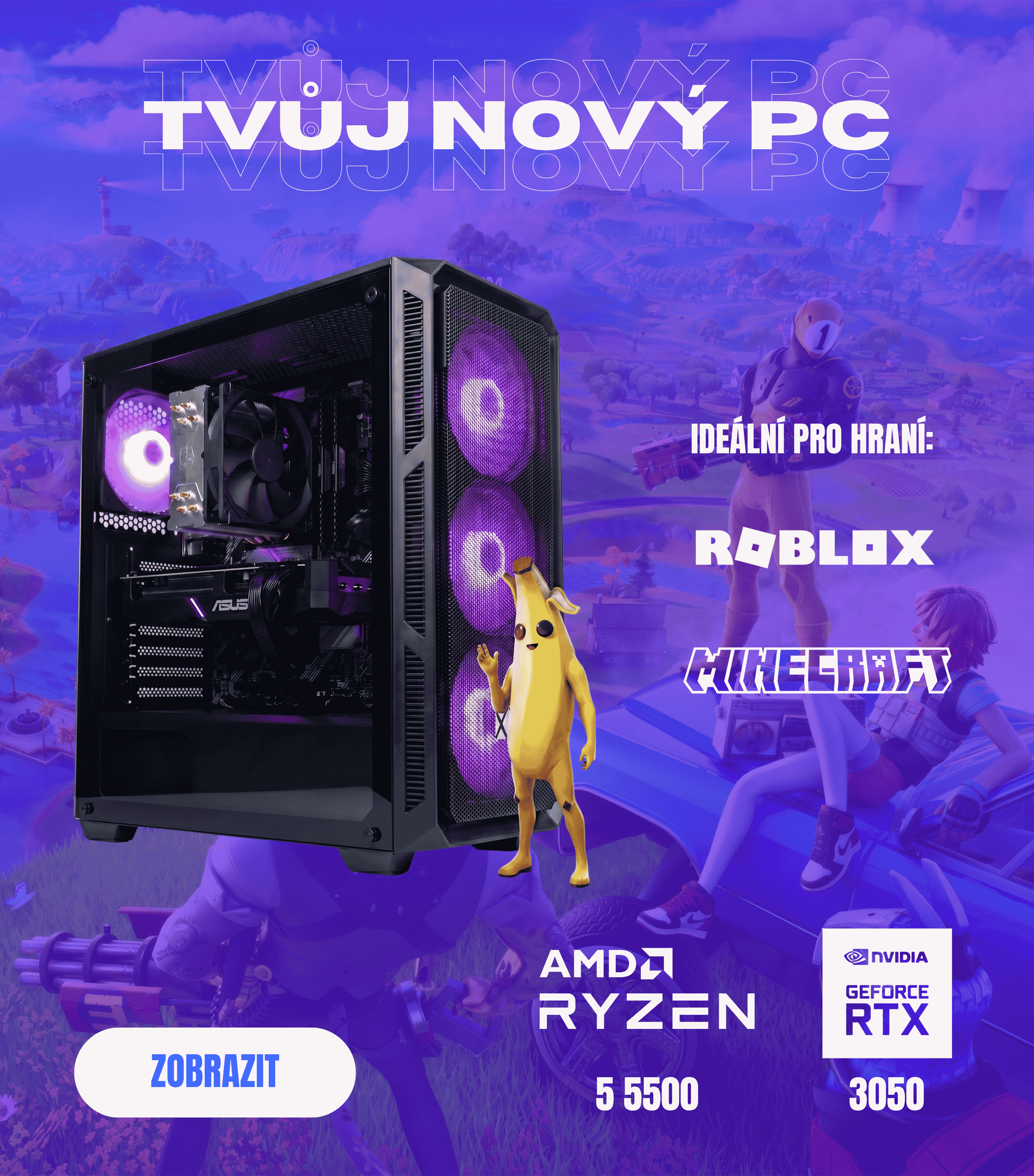 GamePC7273 - RTX 3050 Ryzen 5 5500
