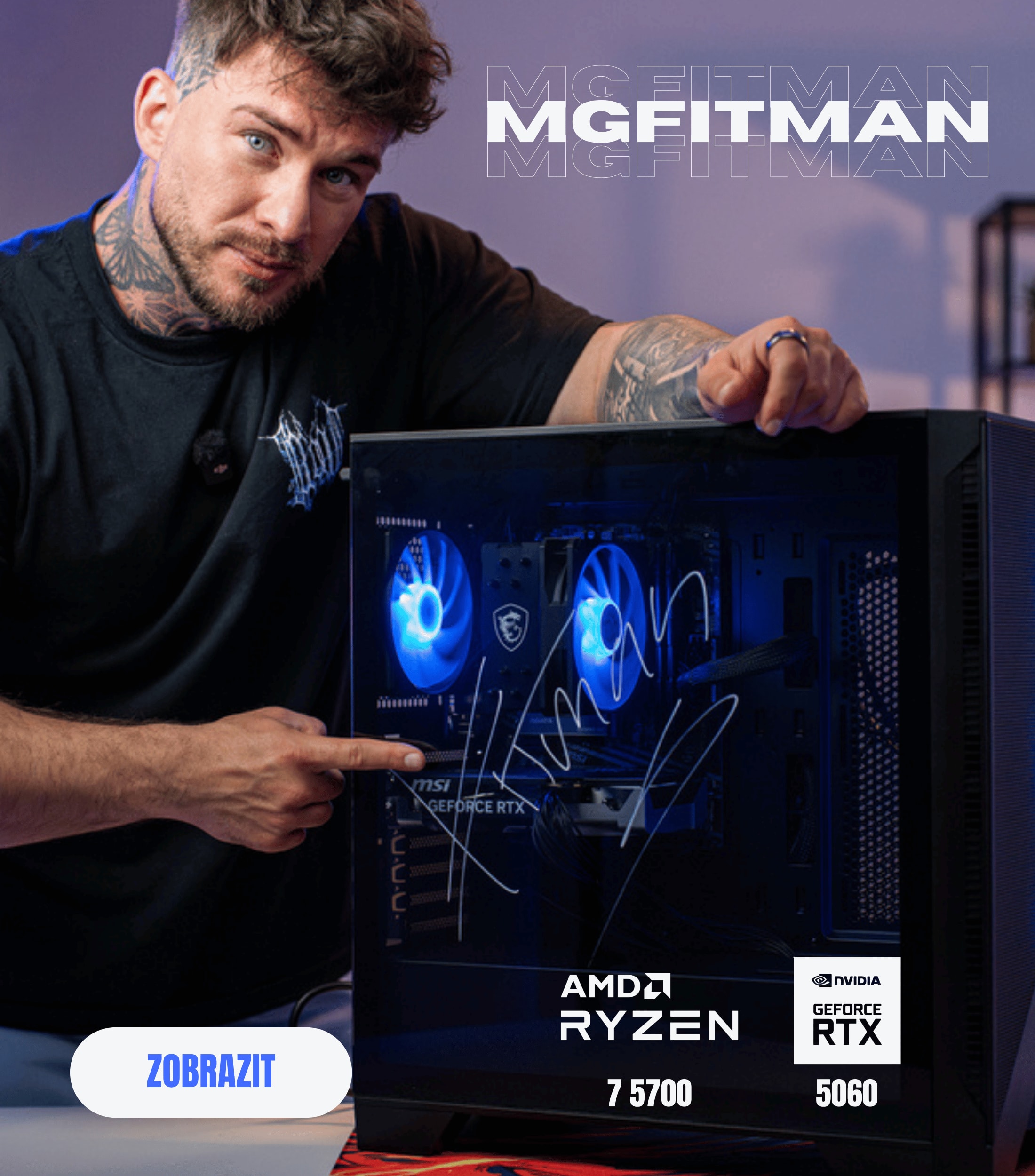 MGFitman Raiko Pro - AMD Ryzen 7 5700, NVIDIA GeForce RTX 5060