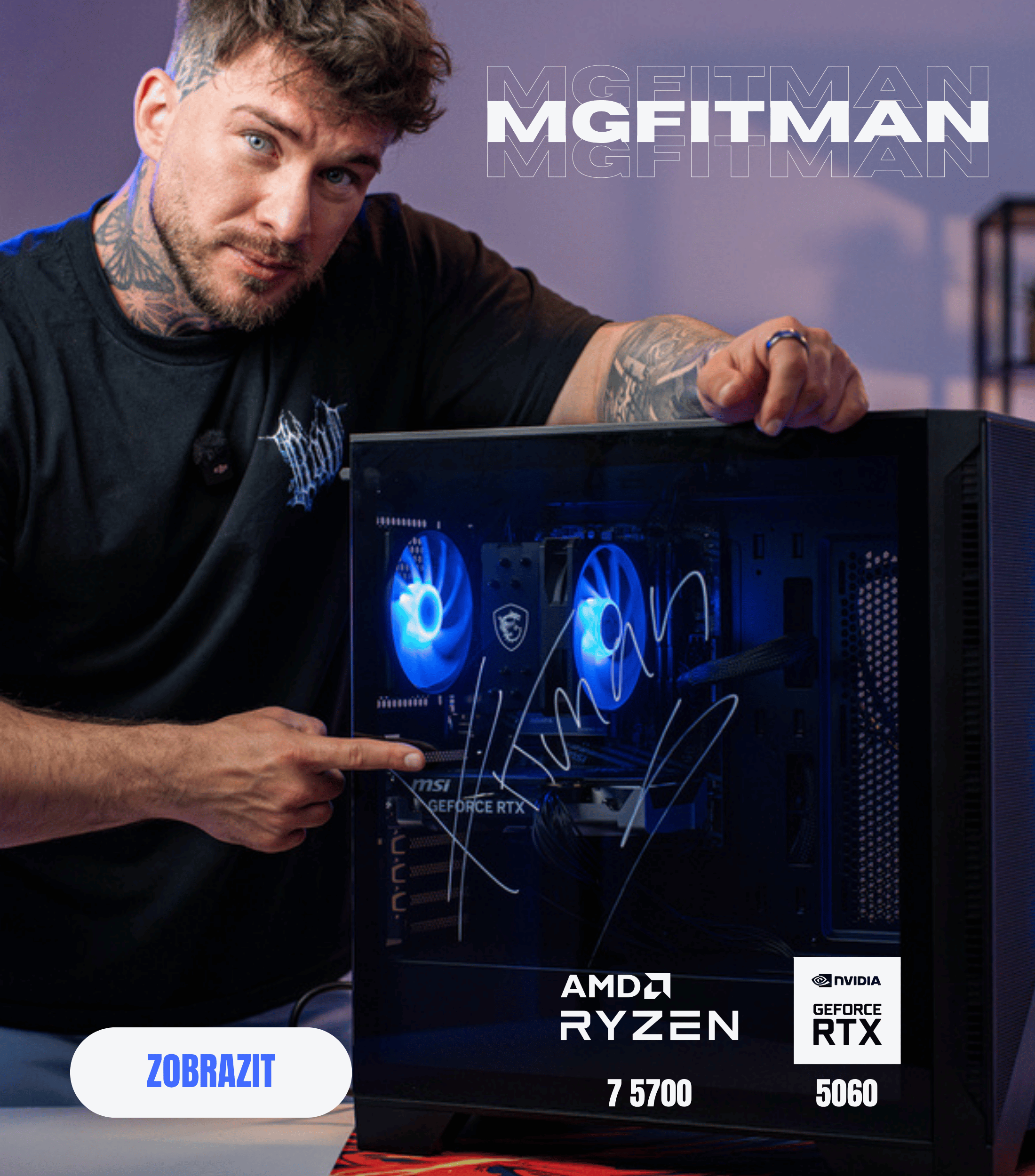 MGFitman Raiko Pro - AMD Ryzen 7 5700, NVIDIA GeForce RTX 5060