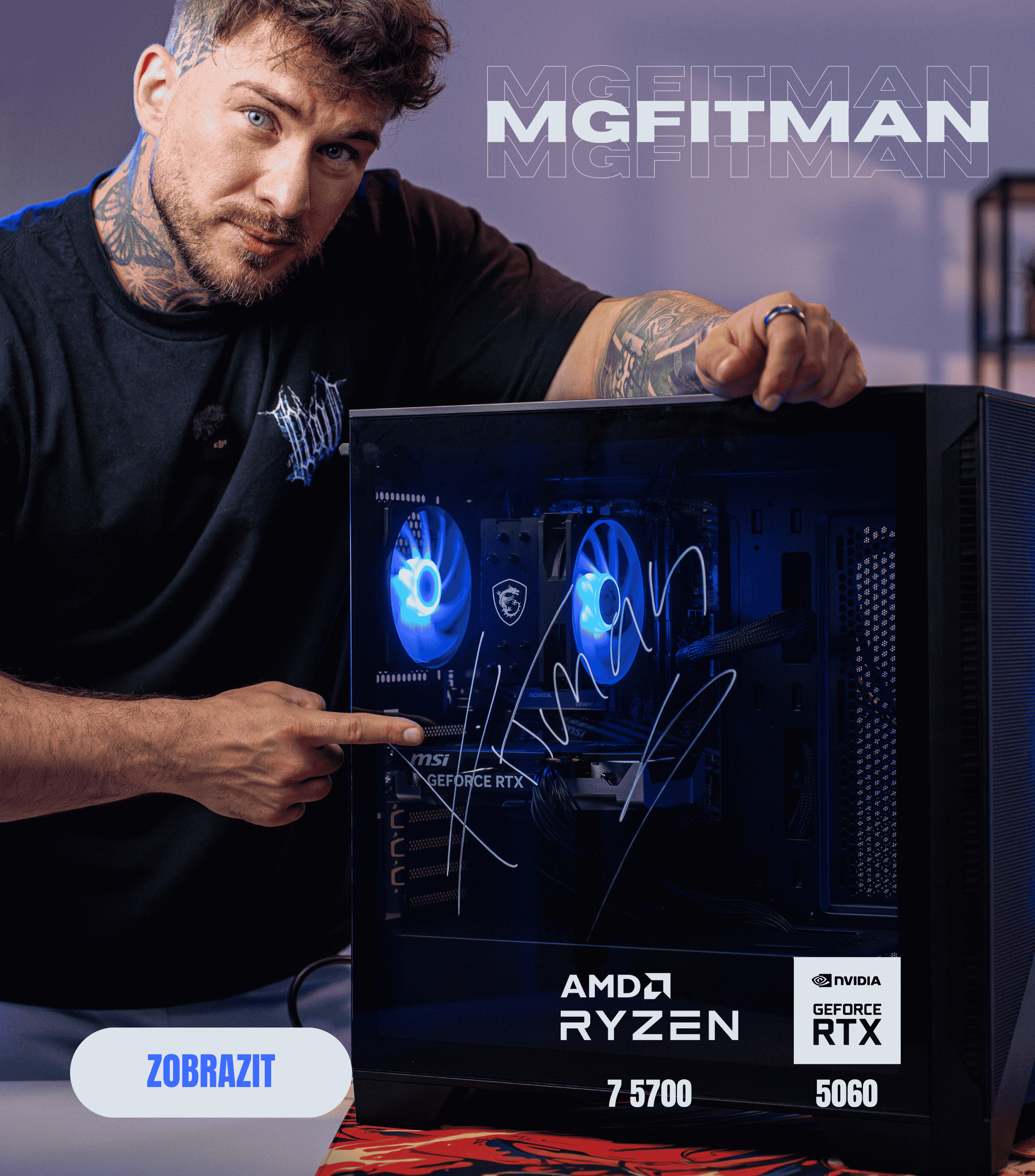 MGFitman Raiko Pro - AMD Ryzen 7 5700, NVIDIA GeForce RTX 5060