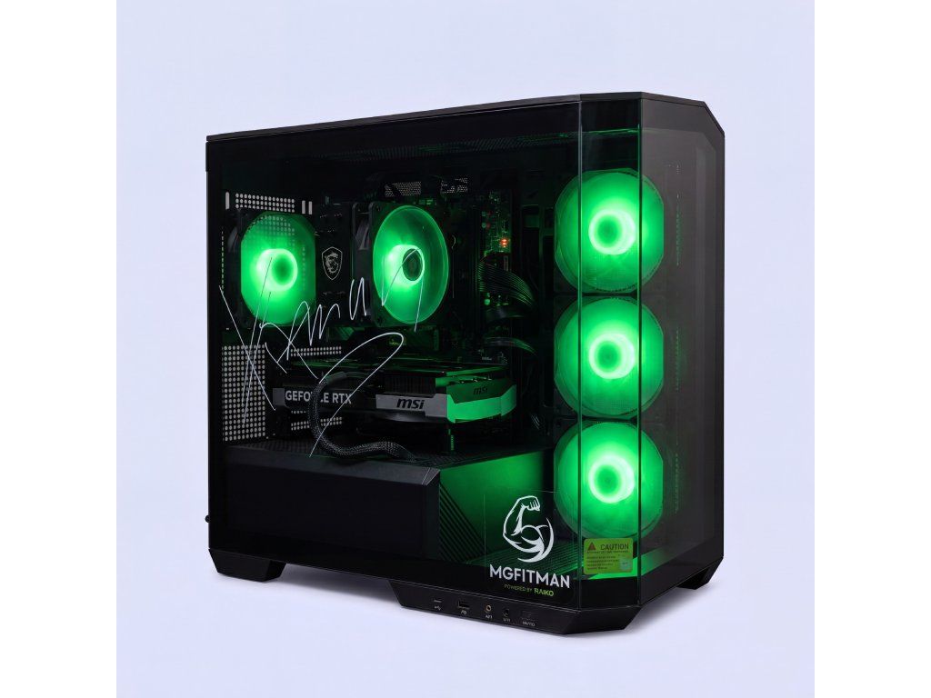 Herní počítač Raiko Pro s AMD Ryzen 5 9600X a GeForce RTX 5070 12 GB