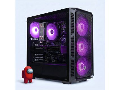 Herní počítač Raiko One s Intel Core i5-14400F, Intel Arc B580 12GB a skříní VeinX HERMES MESH VX-HE19A