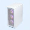 Bílá herní sestava Raiko One s RTX 5060 8GB, mesh předním panelem a dobrým airflow