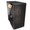 COUGAR PC skříň AIRFACE ECO RGB Black Mid Tower Airflow 2 x 180mm ARGB PWM Fans 1x 120mm ARGB Fan