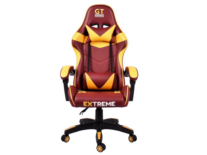 Herní židle na kolečkách Extreme GT Burgund